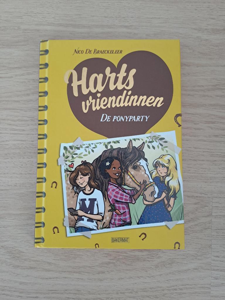 Jeugdboek - Hartsvriendinnen 4: De Ponyparty, Boeken, Nico De Braeckeleer, Fictie, Ophalen, Gelezen