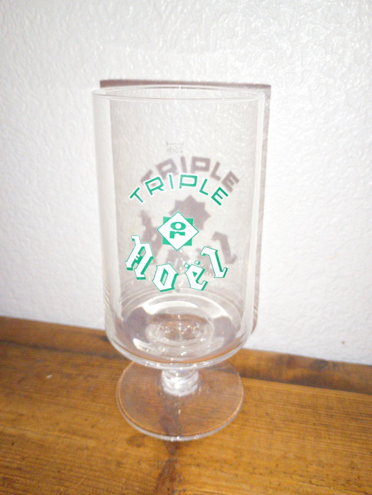 Brasserie bière verre Triple Noël, Collections, Enlèvement ou Envoi, Utilisé, Verre ou Verres, Autres marques