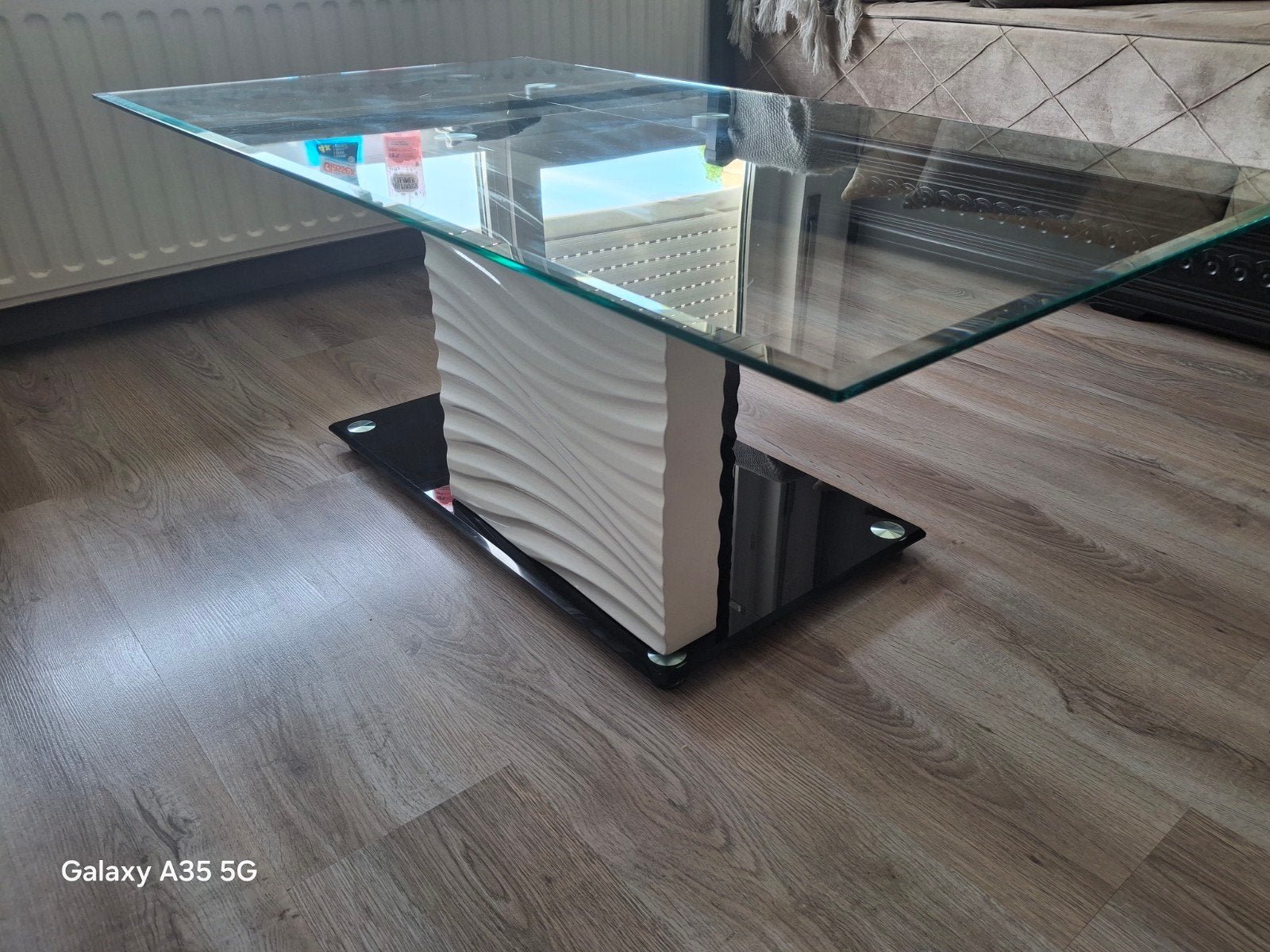 Table basse en verre, Maison & Meubles, Tables | Tables de salon, Enlèvement