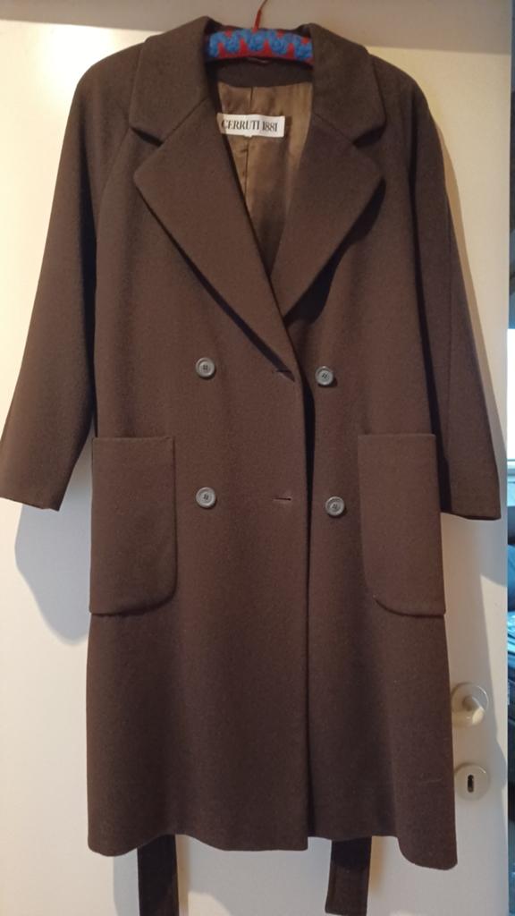 Damesmantel Cerruti 1881, Kleding | Dames, Jassen | Winter, Ophalen, Bruin, Maat 42/44 (L), Cerruti 1881