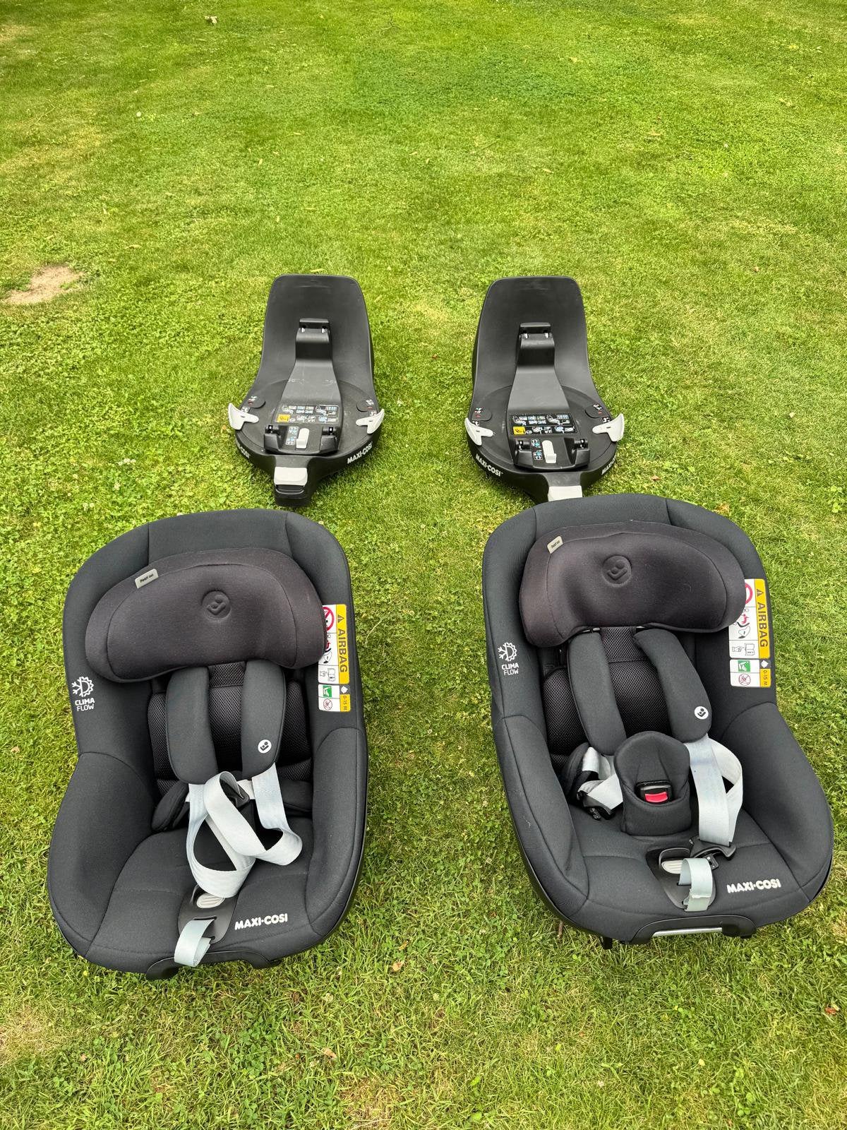 Maxi-Cosi 360 set voor 2 auto’s– 2x Pearl + Pebble, Enlèvement, Comme neuf, Maxi-Cosi, Isofix