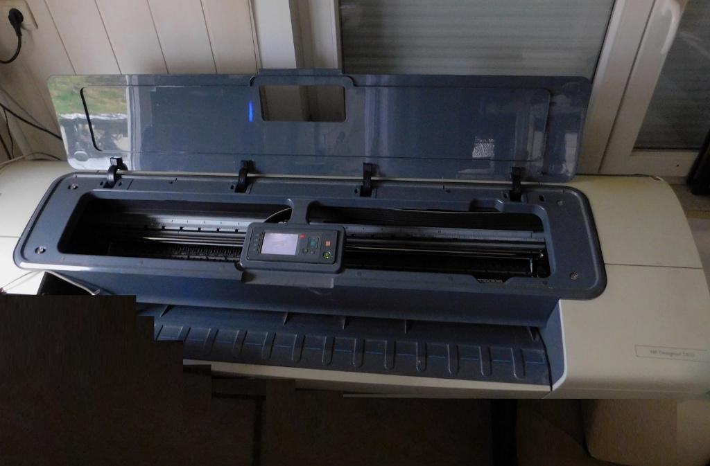 Hp Designjet T610 printer . Printkoppen vervangen, Computers en Software, Printers, Ophalen, Gebruikt, Printer, Inkjetprinter