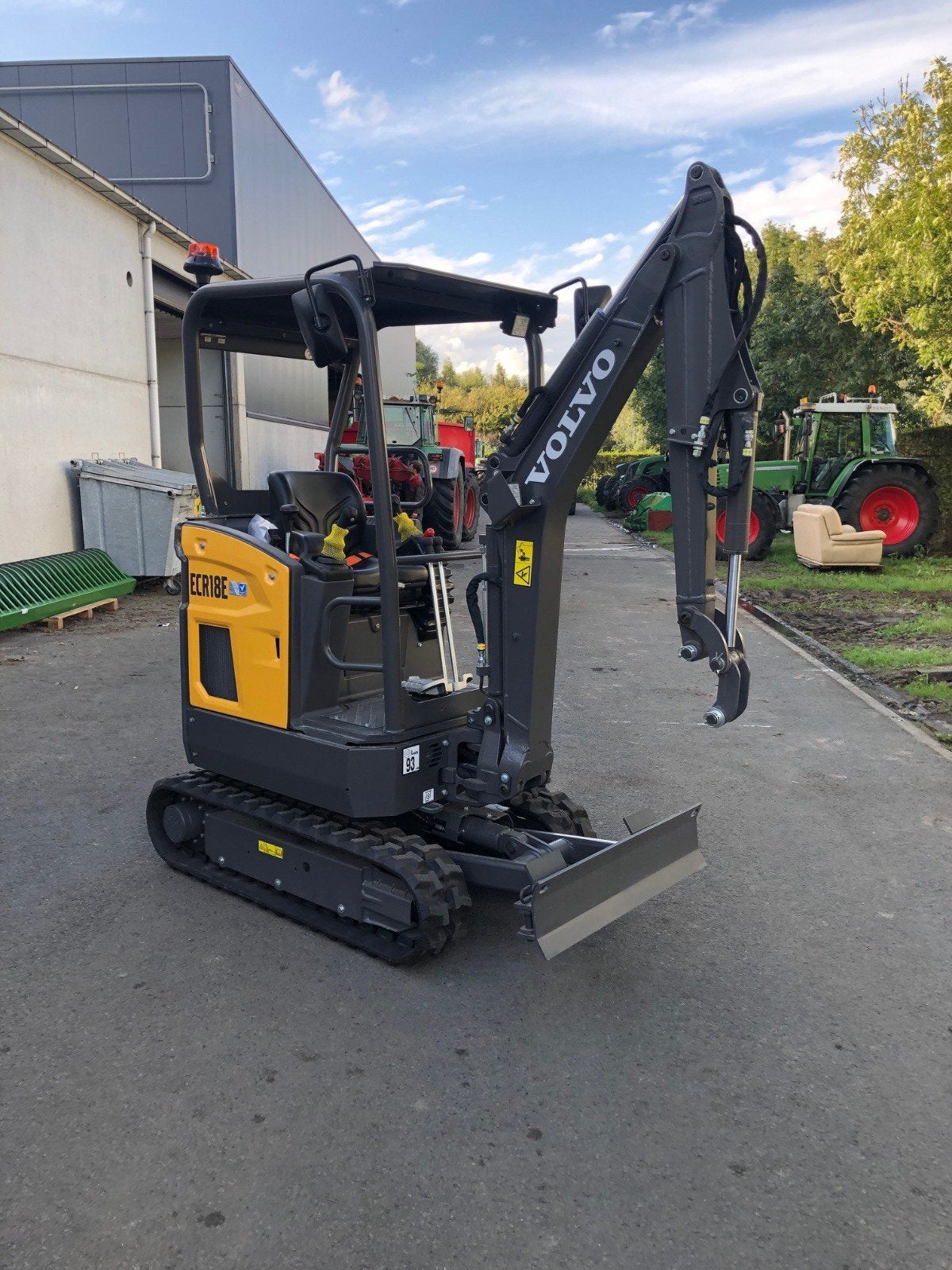 Volvo ECR 18 minigraver, Enlèvement