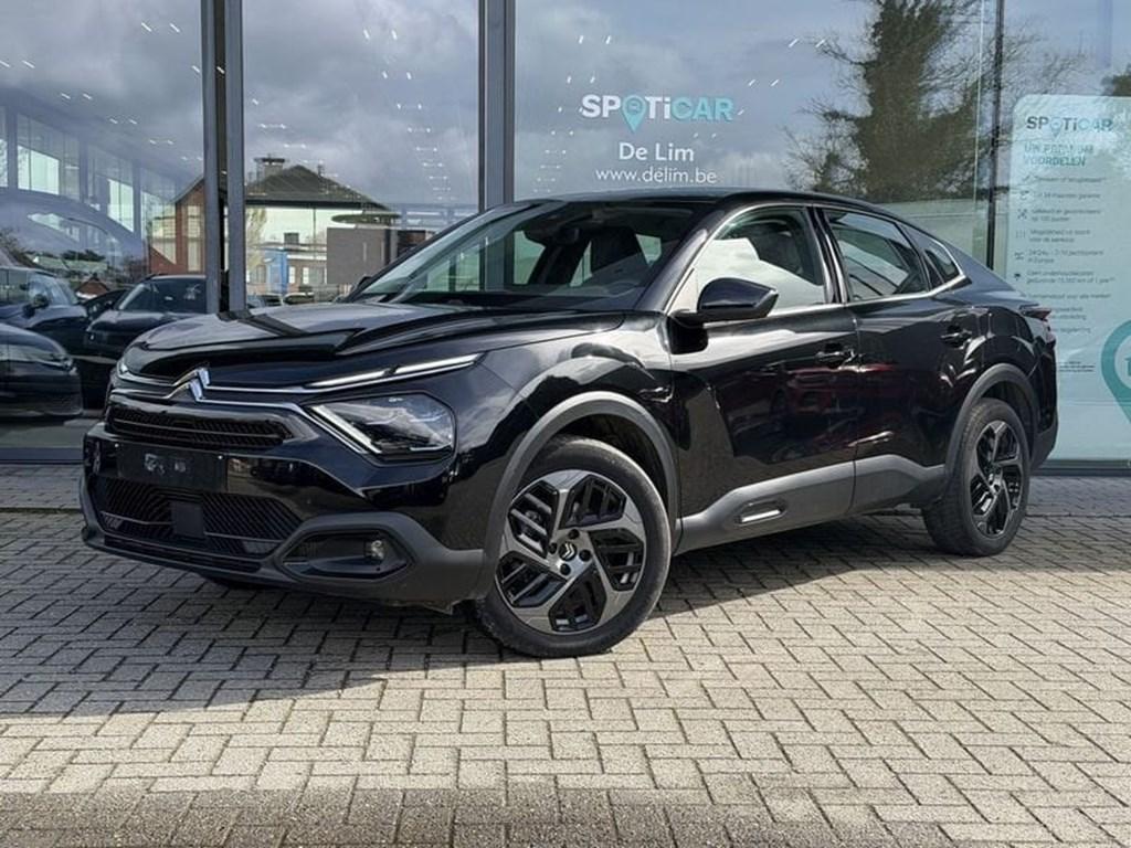 Citroen C4 X PLUS 1.2T Automaat *Navi*CarPlay*Camera*, Auto's, Citroën, Automaat, Zwart, Zwart, 130 pk