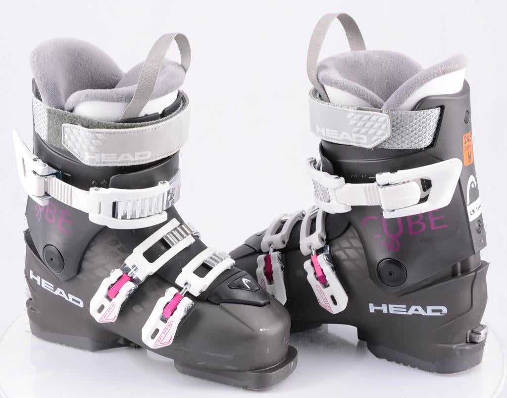 Chaussures de ski 36.5 37 EU pour femmes HEAD CUBE 3 60 W, Carving, Enlèvement ou Envoi, Utilisé, Head