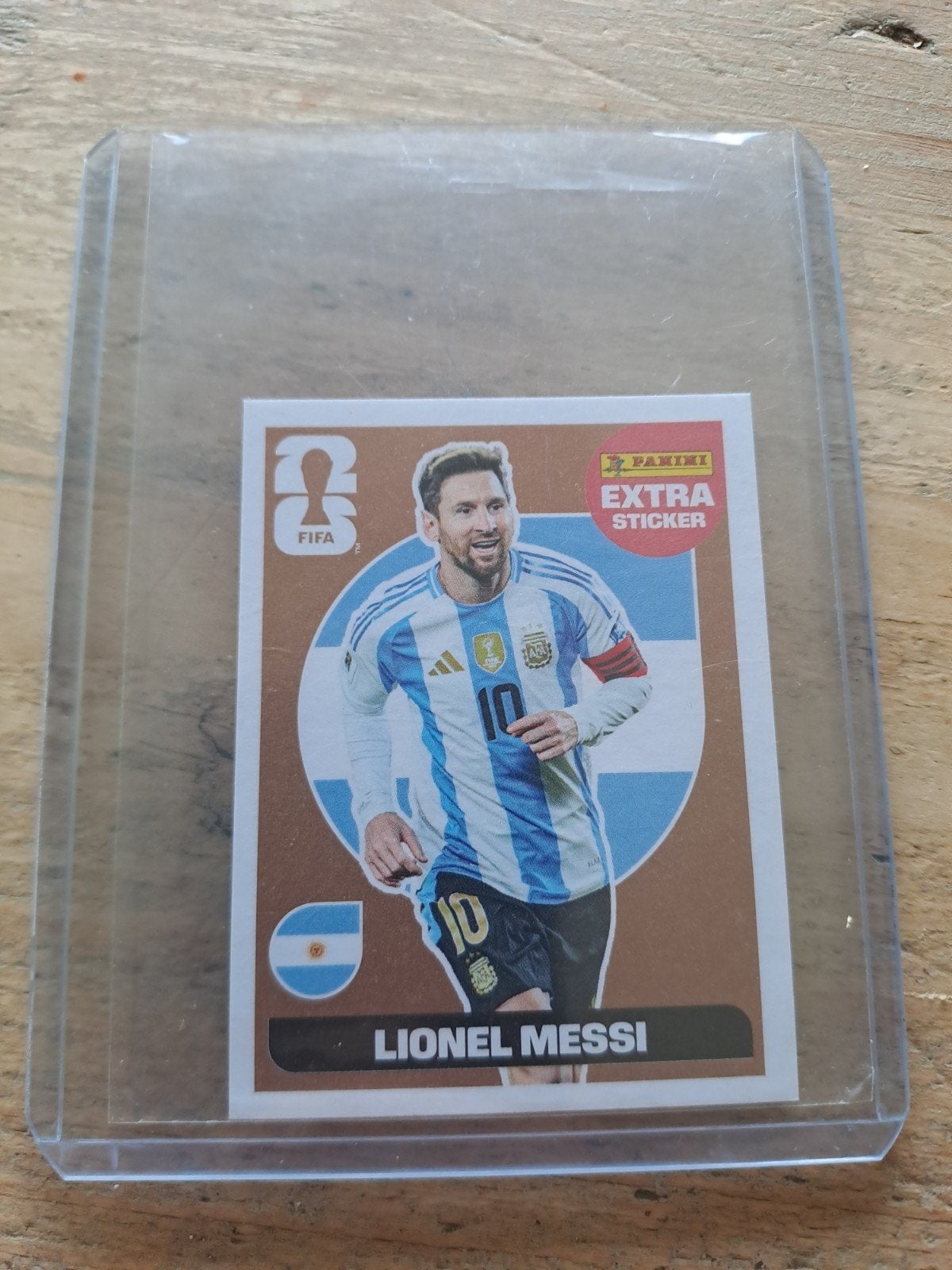 Messi extra brons wk 2026 Panini, Ophalen