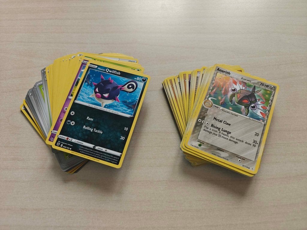 100 pokemonkaarten zonder dubbelen, Enlèvement ou Envoi, Comme neuf, Plusieurs cartes