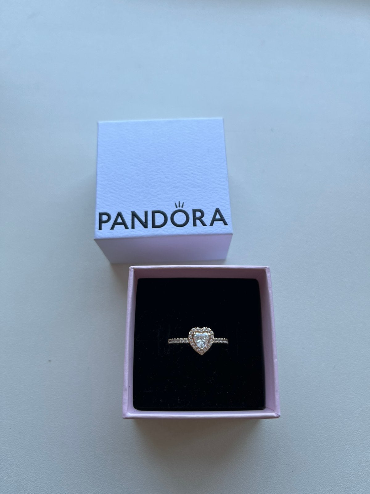 Pandora hartjesring, Ophalen of Verzenden, Goud