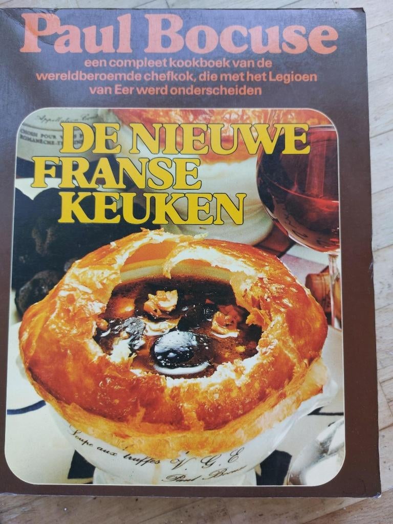BOCUSE  "DE NIEUWE FRANSE KEUKEN" klassieker uit 1981, France, Utilisé, Paul Bocuse, Enlèvement