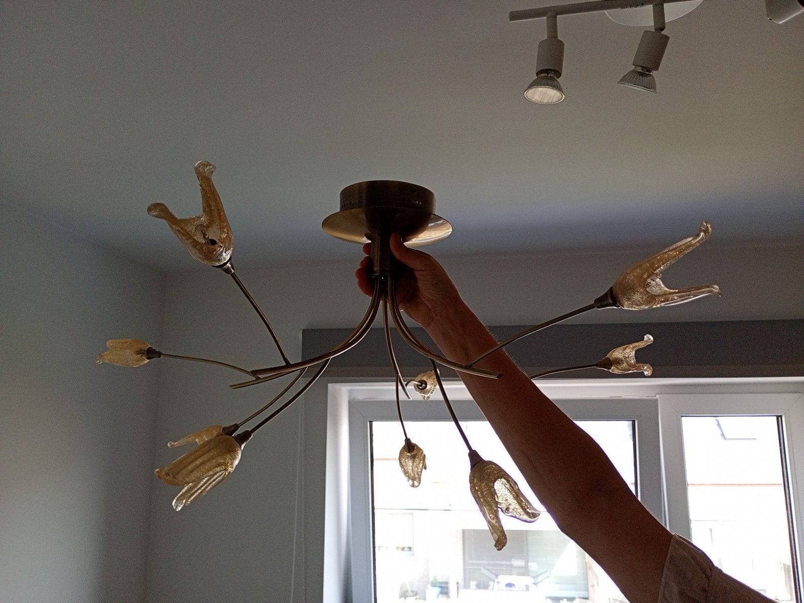 Twee luchters, Huis en Inrichting, Lampen | Kroonluchters, Ophalen