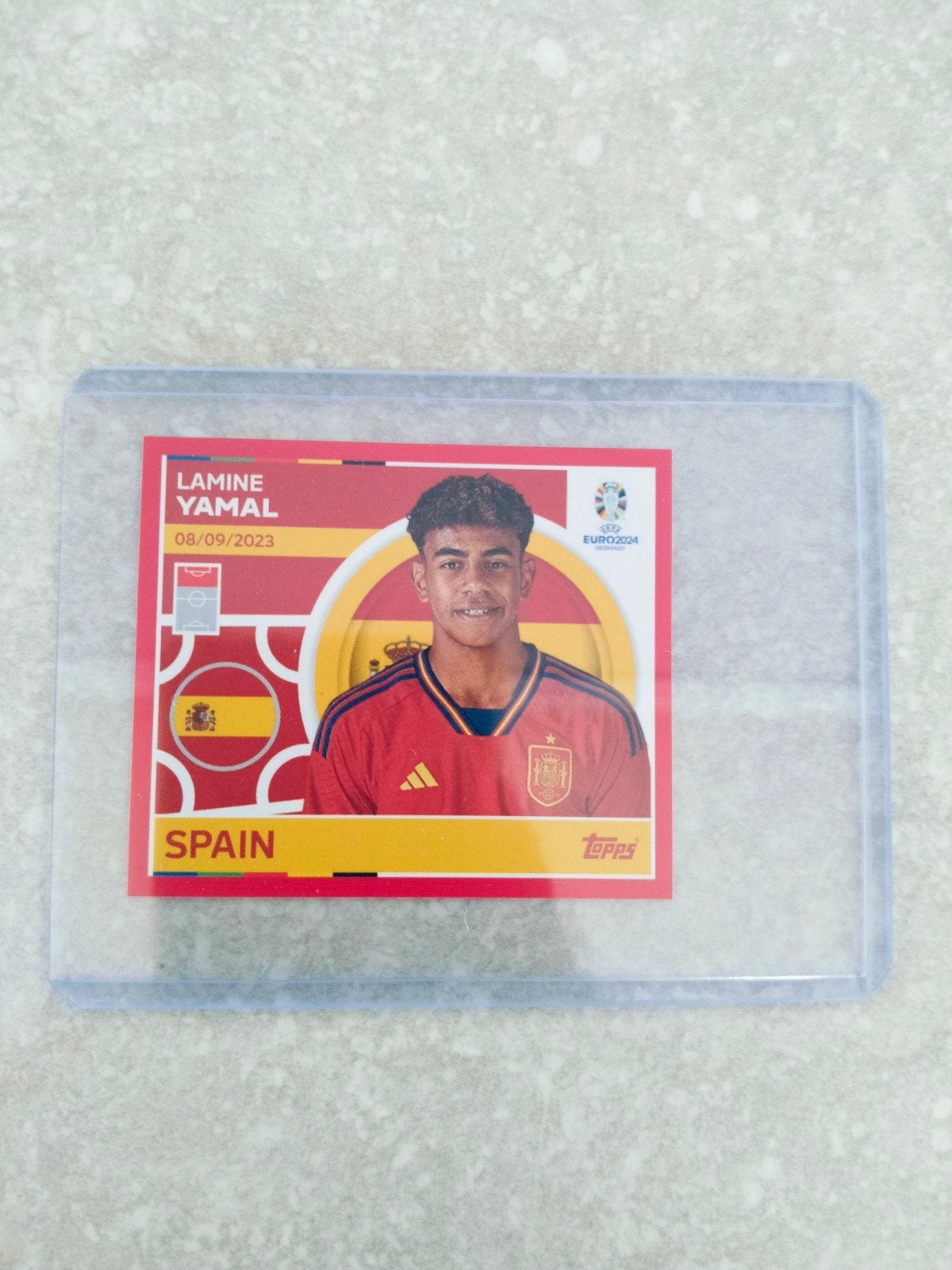 topps Euro 2024 Lamine Yamal Spanje Suisse editie, Enlèvement ou Envoi