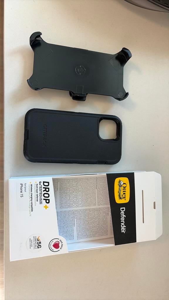 Otterbox defender iphone 15, Ophalen of Verzenden, Gebruikt, Hoesje of Tasje