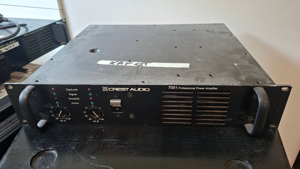 1 x Crest Audio Pro 7001 versterker, Enlèvement, Ne fonctionne pas, Audio