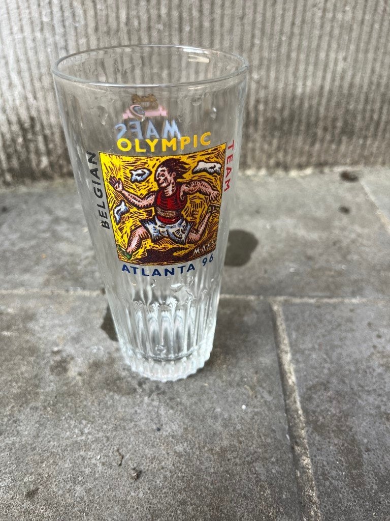 Bierglas Maes - Olympic team Atlanta 96, Ophalen of Verzenden