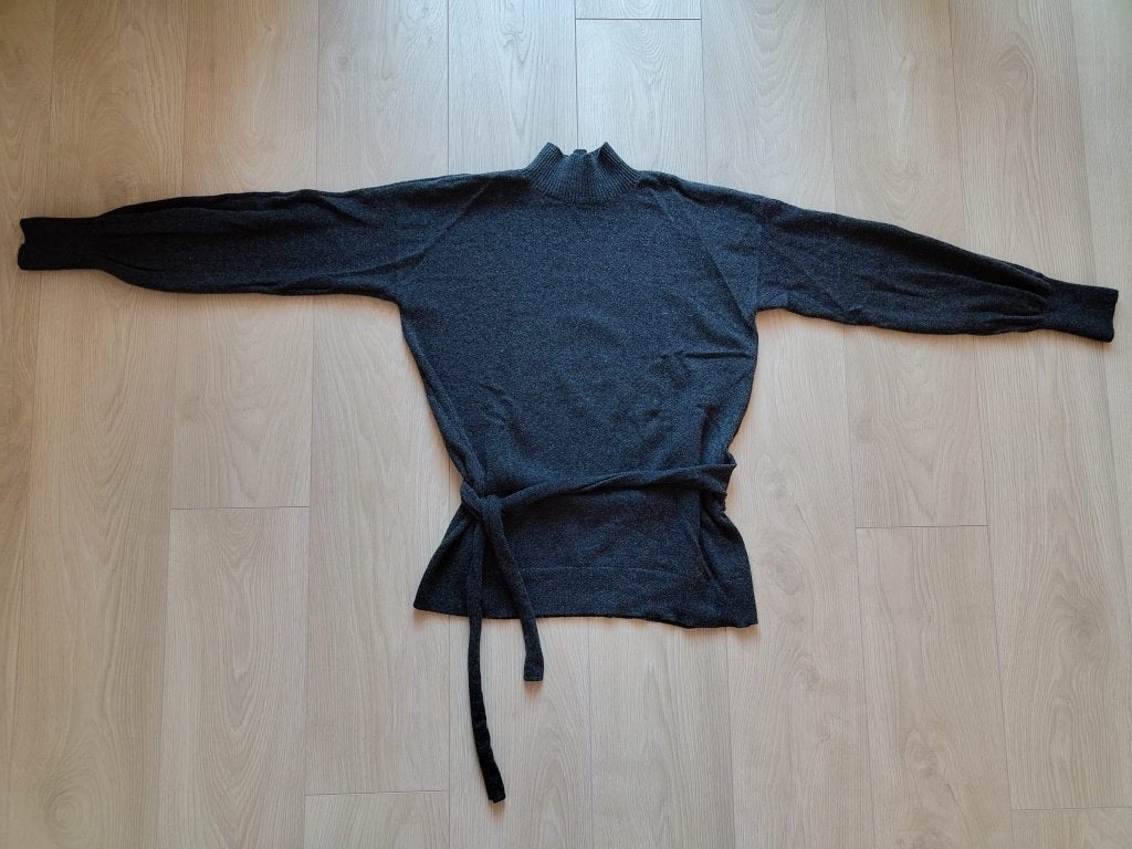 Wollen trui dames - 100% cashmere / kasjmier - antraciet, Ophalen, Club Monaco, Zo goed als nieuw, Maat 36 (S)