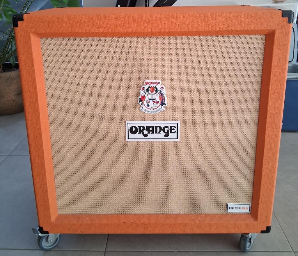 Orange Crush Pro CR Pro 412 4x12 + Originele Orange hoes, Ophalen, Zo goed als nieuw, Gitaar, 100 watt of meer