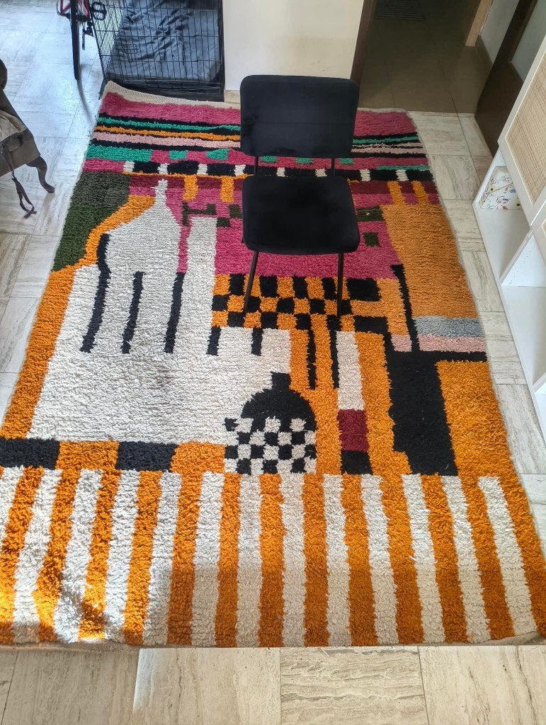 Marrokaans tapijt, 200 cm ou plus, 200 cm ou plus, Enlèvement, Utilisé