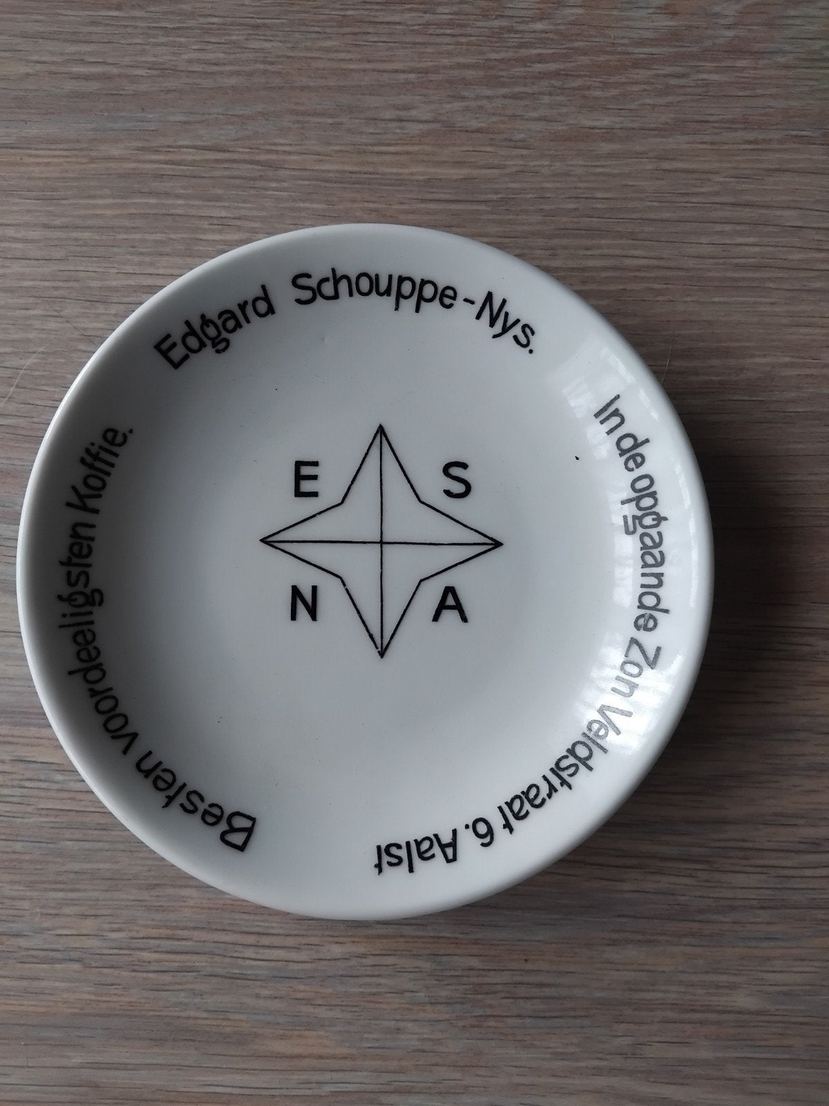 mooi bordje aalsterse koffiebranderij uit 1936 , goeie staat, Ophalen