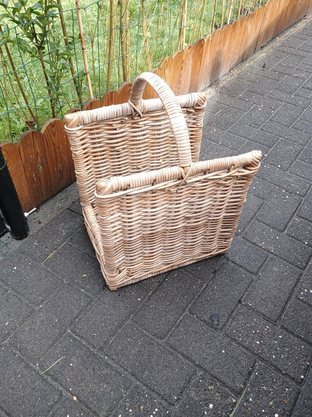 rieten mand, Hobby en Vrije tijd, Ophalen, Zo goed als nieuw