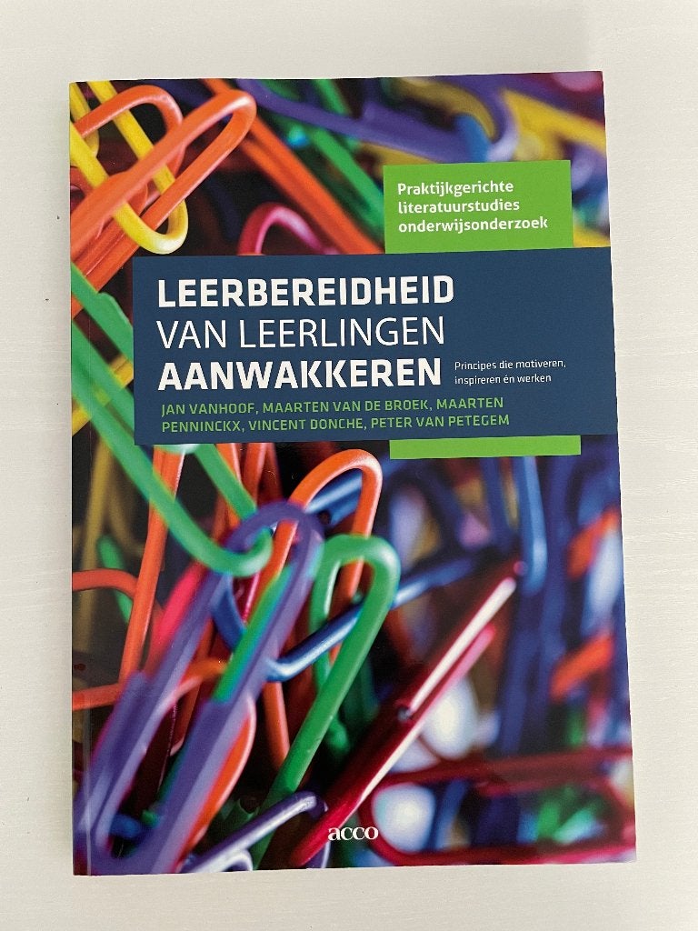 Leerbereidheid van leerlingen aanwakkeren, Livres, Livres d'étude & Cours, Enlèvement, Utilisé, Enseignement supérieur, Diverse auteurs