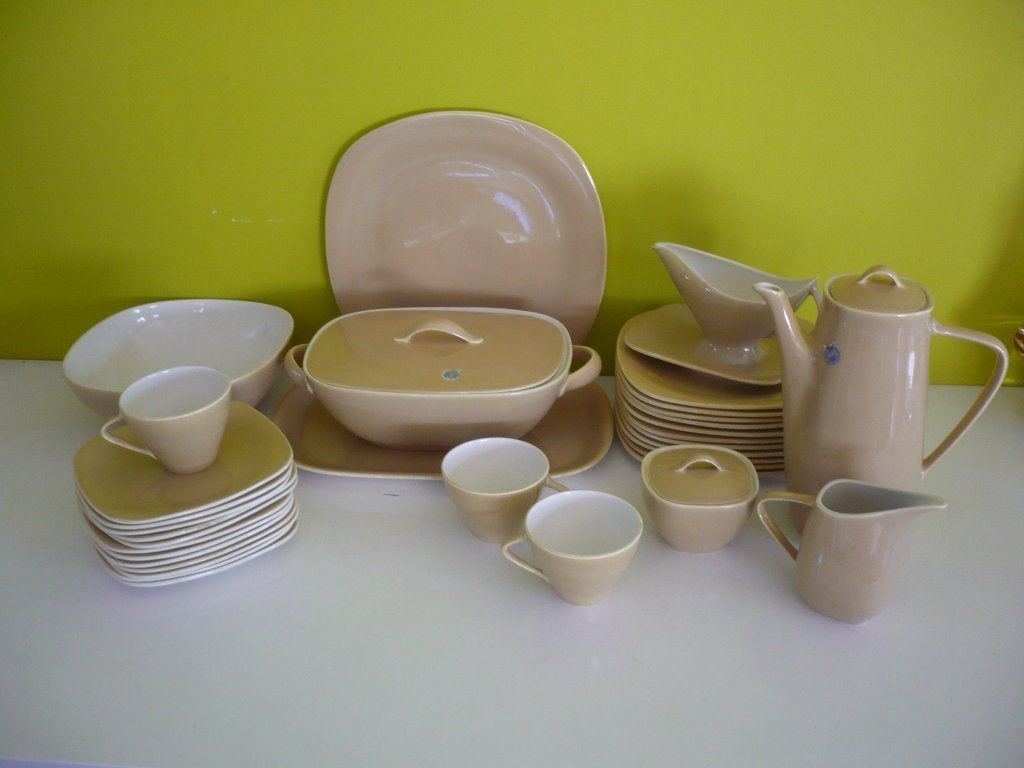Knap vintage fifties servies Boch la louvière seduction, Antiquités & Art, Antiquités | Services (vaisselle) pièces, Enlèvement