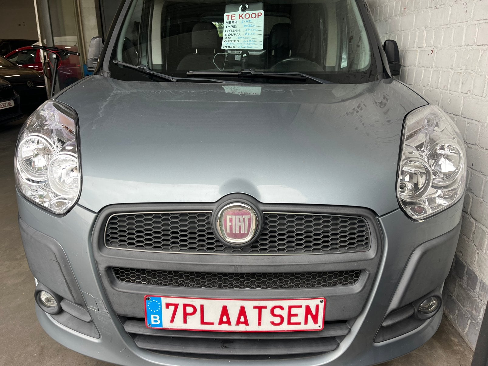 Fiat doblo benzine 7 plaats, Autos, Euro 5, Achat, Doblo, 7 places