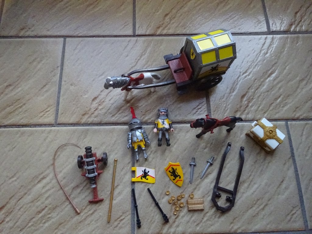 Playmobil Vlaamse Leeuw ridders, Ophalen of Verzenden, Zo goed als nieuw, Complete set