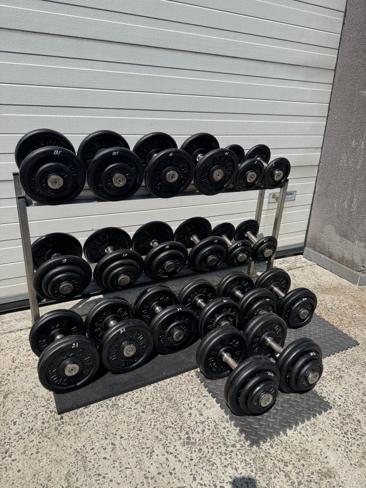 Dumbbells, halters, Sport en Fitness, Fitnessmaterialen, Ophalen