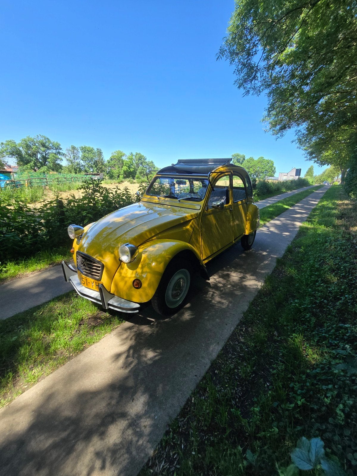 Citroen 2cv / 2pk - galva chassis, Auto's, Citroën, Beige, Particulier, Te koop, Beige