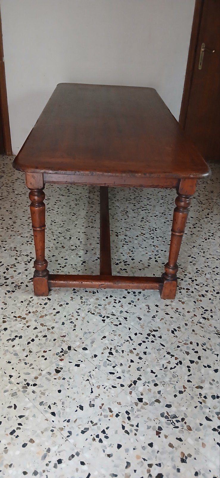 table à manger ancienne en chêne 90 x 200, Enlèvement