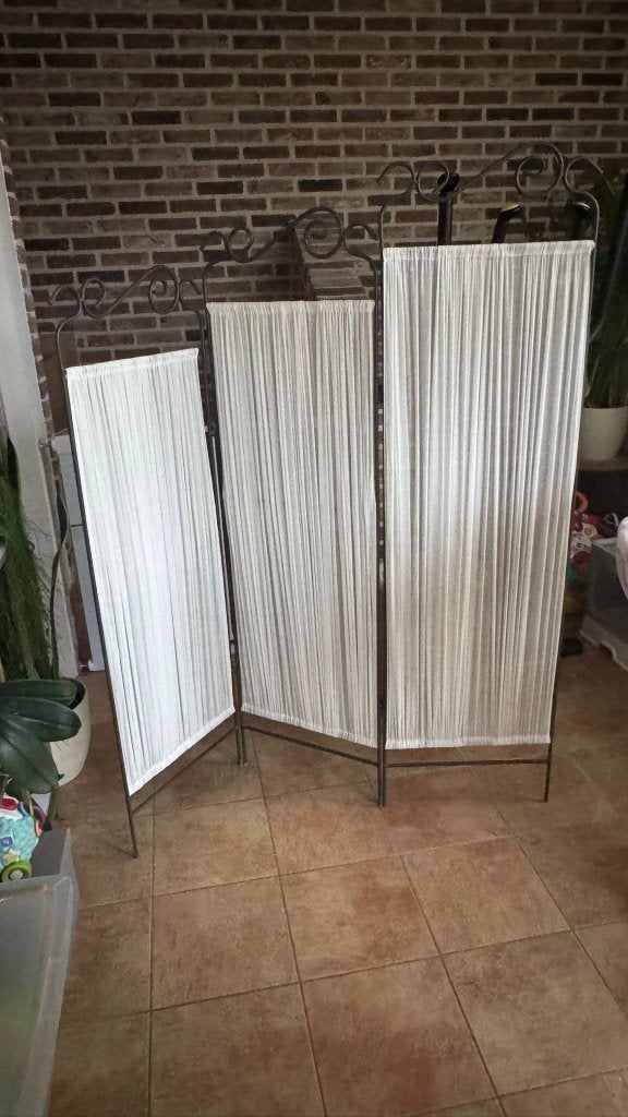 prachtige paravent 3 panelen ikea Ekne, Huis en Inrichting, Woonaccessoires | Kamerschermen, Ophalen of Verzenden