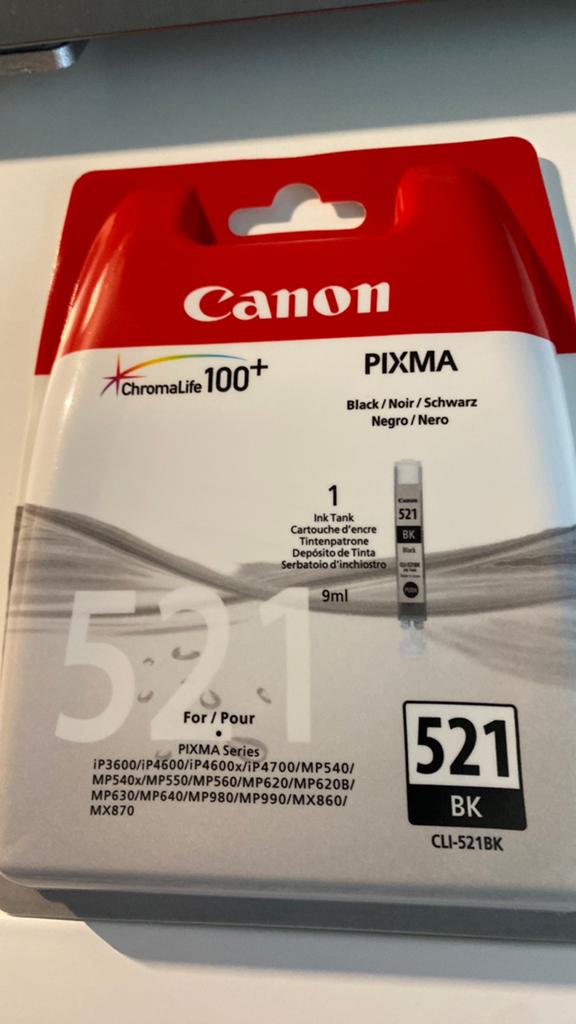 Canon CLI-521 BK, Computers en Software, Printerbenodigdheden, Ophalen, Canon