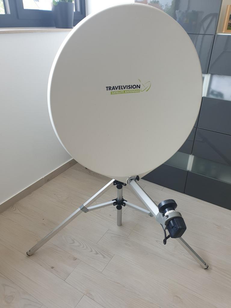 Satelite R7 TRAVELVISION, TV, Hi-fi & Vidéo, Antennes paroboliques, Enlèvement, Utilisé, Antenne (parabolique), Autres marques