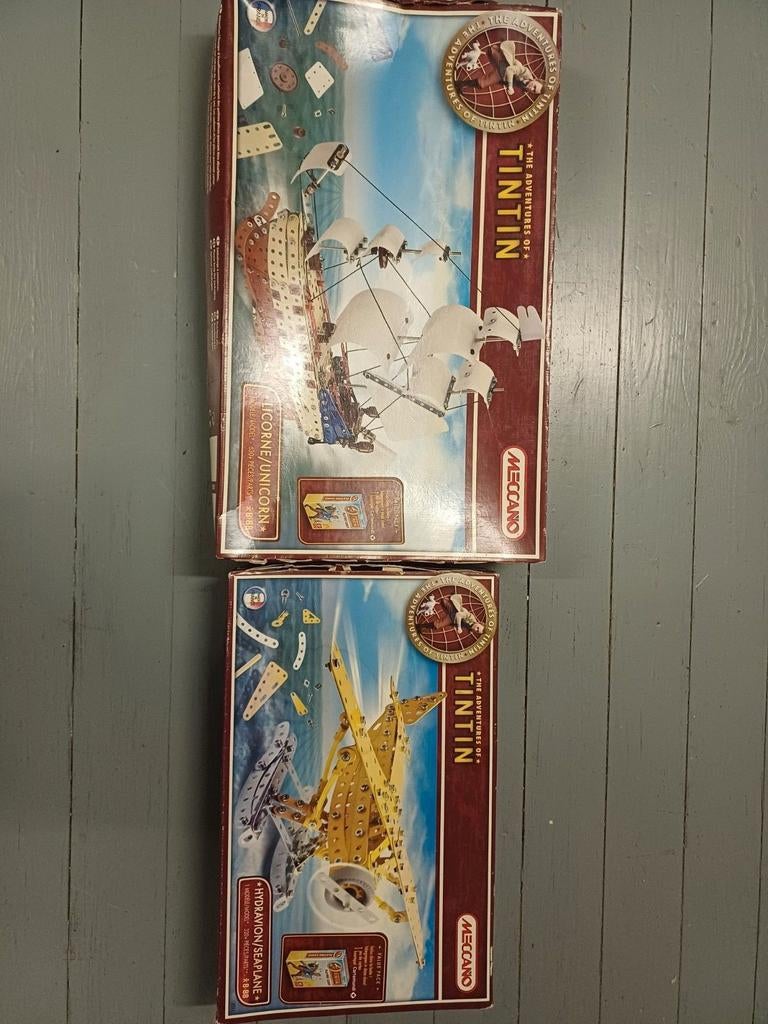 Tintin, bateau et avion ne sont pas encore ouverts, Enlèvement, Tintin