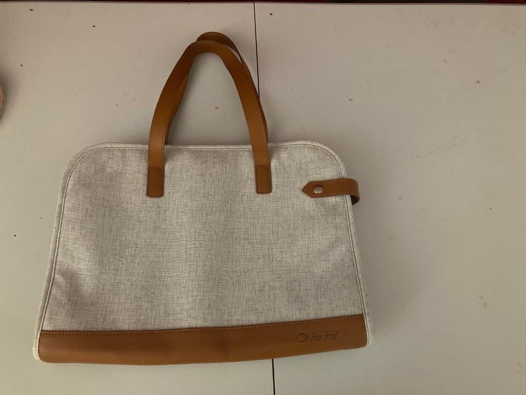 Laptop tas, Ophalen, Zo goed als nieuw, Bruin, Aktetas