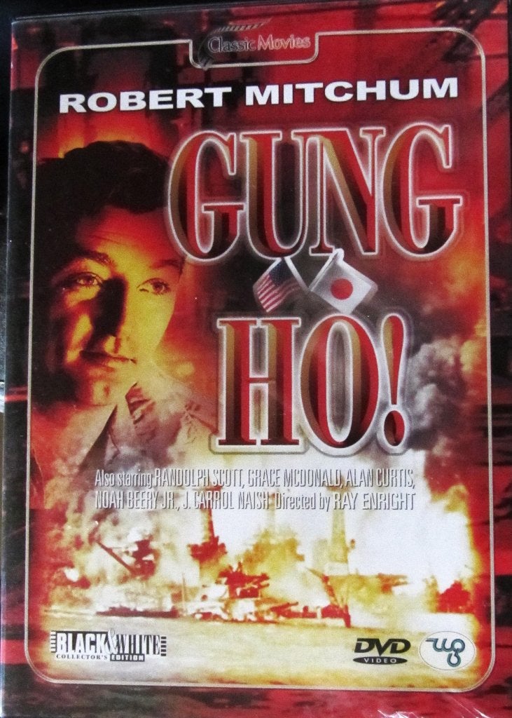 DVD OORLOG- GUNG HO ! ROBERT MITCHUM  ( ERG ZELDZAAM), Cd's en Dvd's, Engels, Alle leeftijden, Nederlands, Ophalen of Verzenden