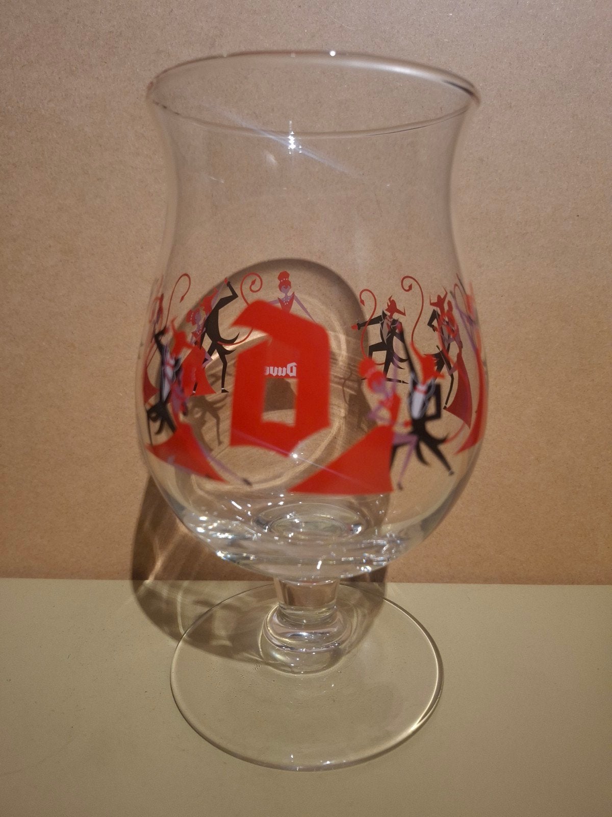 Duvel glas winking lizard, Verzamelen, Ophalen of Verzenden, Duvel