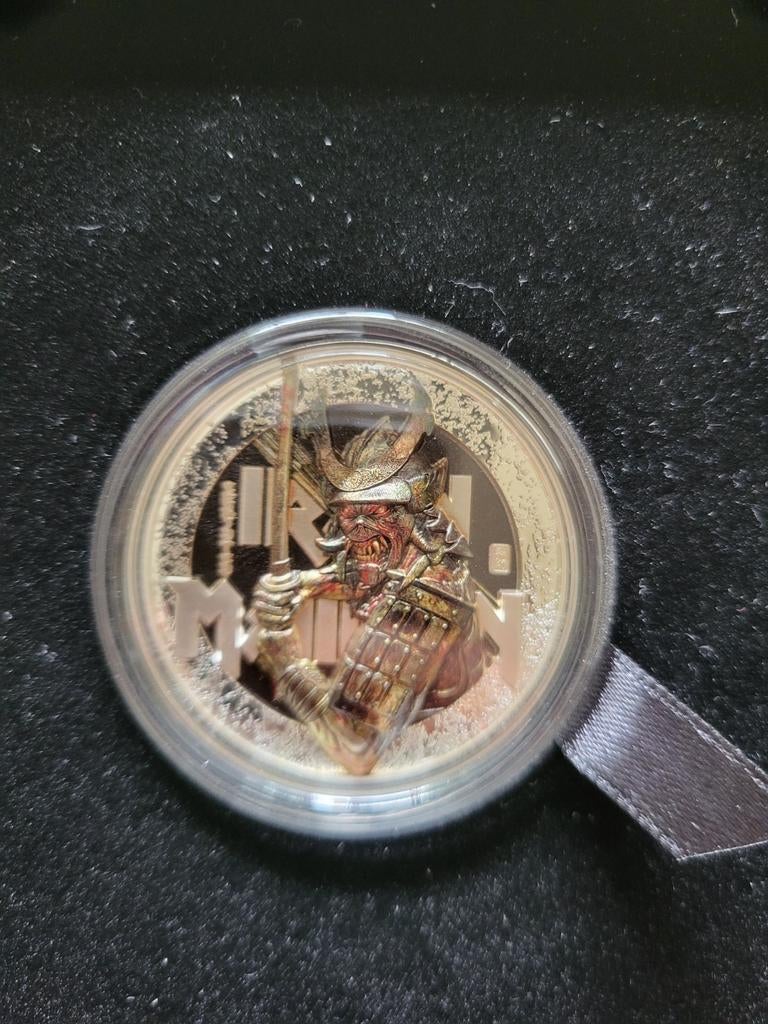 Iron Maiden Senjutsu verzamelmunt / collector coin, Verzamelen, Ophalen