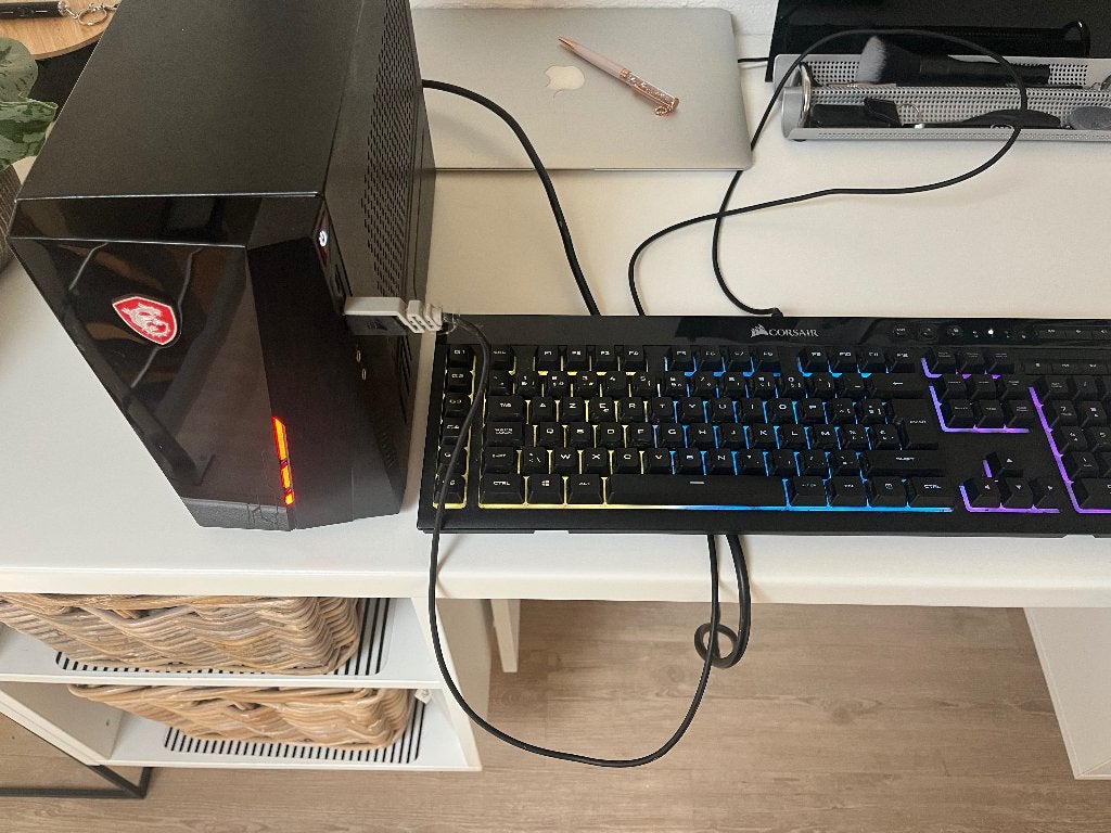 MSI gaming computer+Corsair gaming keyboard, Informatique & Logiciels, MSI, 8 GB, Enlèvement, Utilisé