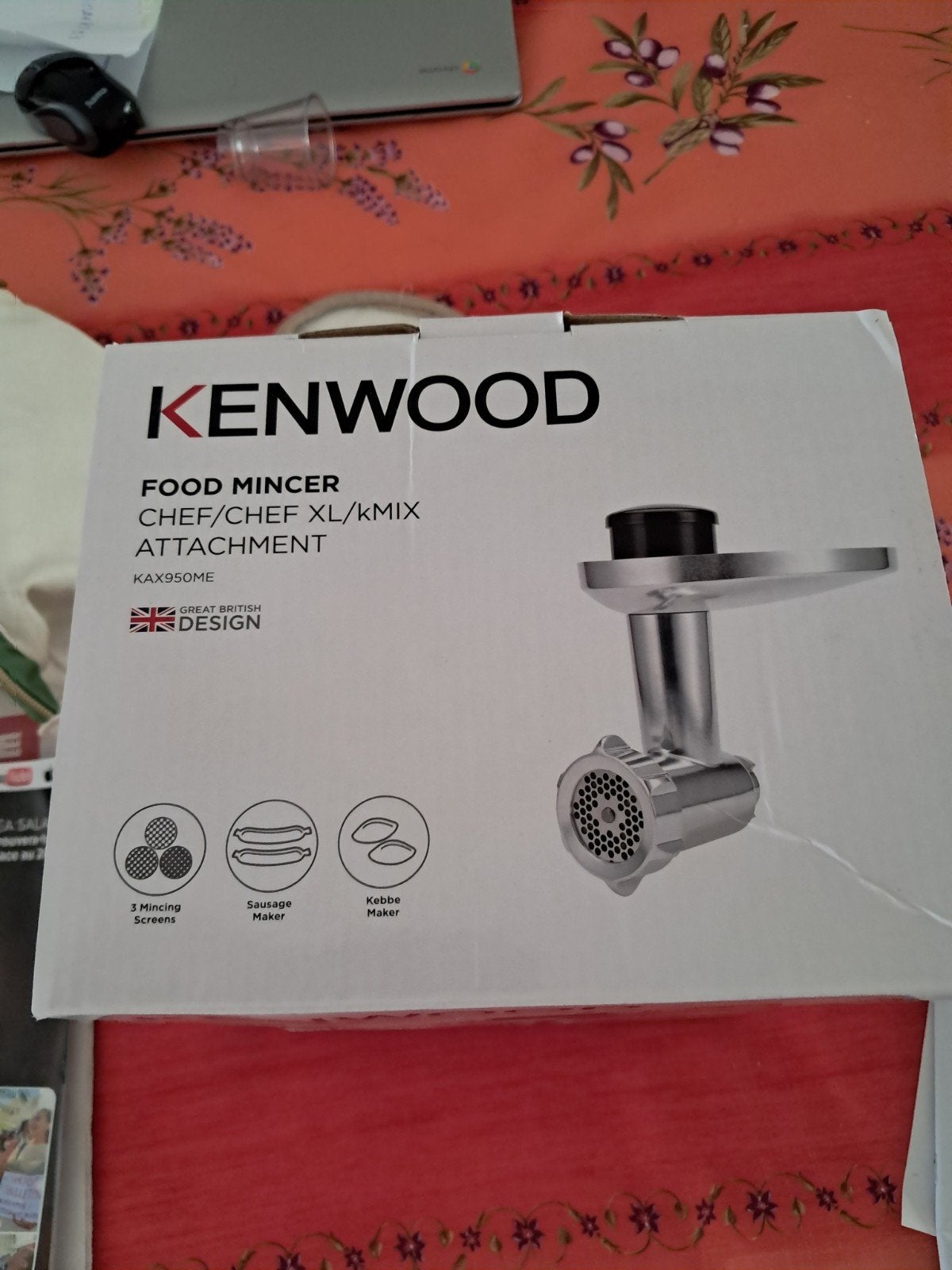 hachoir pour kenwood neuf, Electroménager, Enlèvement ou Envoi, Neuf, Électrique
