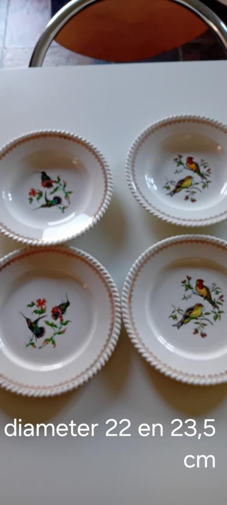 Oude porseleinen borden, Ophalen of Verzenden