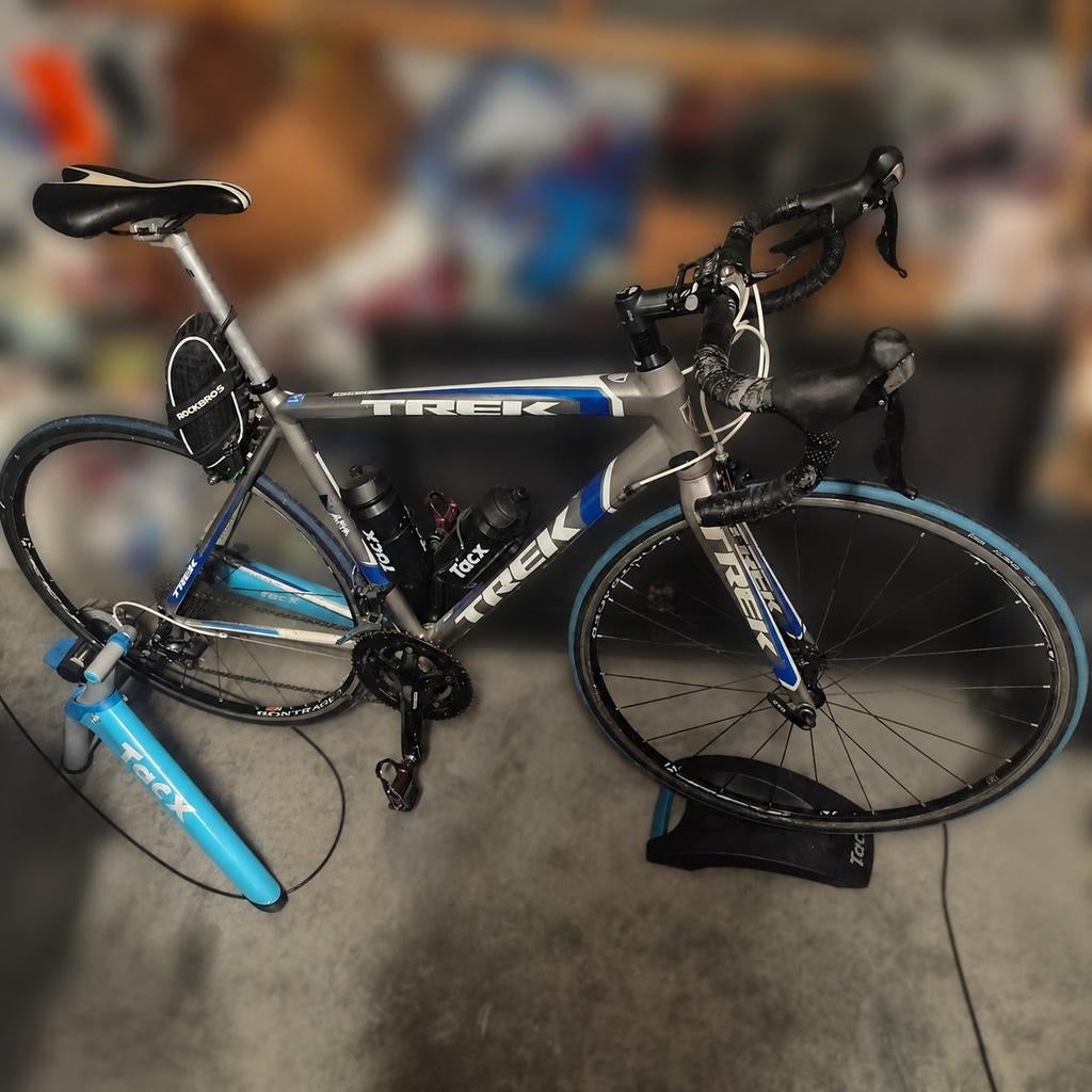 Trek fiets met rollen en fietscomputer! Bellen op 0477092316, Ophalen