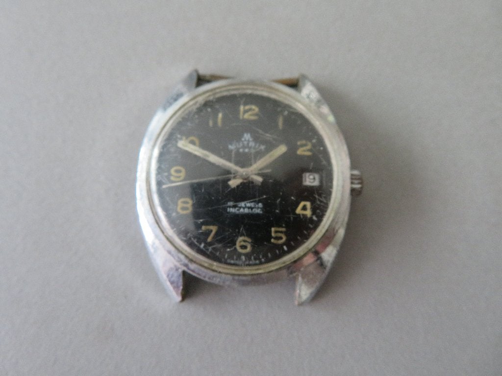 vintage horloge Mutrix 17 jewels incabloc swiss made, Bijoux, Sacs & Beauté, Montres | Anciennes | Antiquités, Envoi, Montre-bracelet