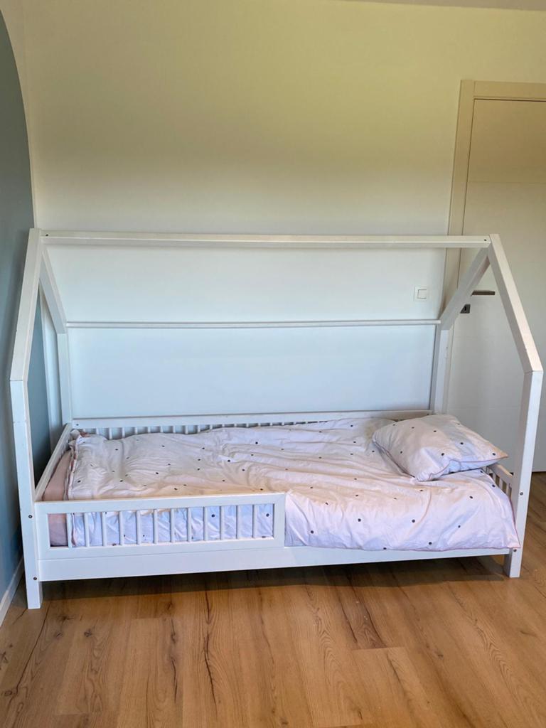 Lit cabane enfant - 90x190cm, Enlèvement, Comme neuf, Matelas