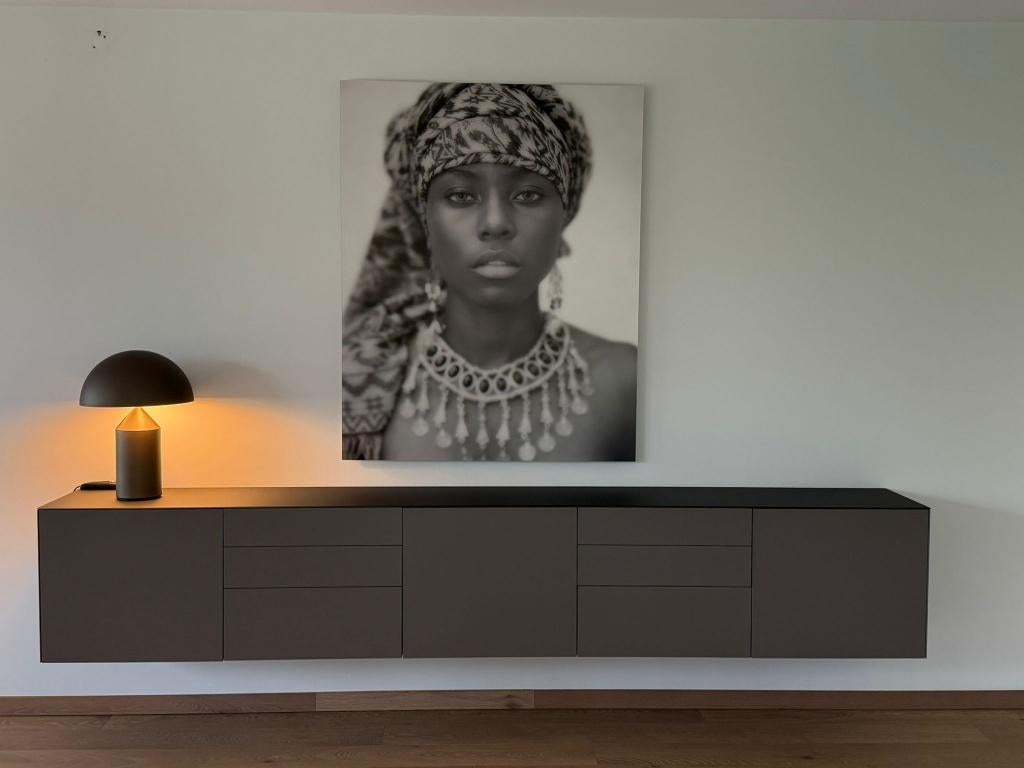 Design hangkast DIVIDI – 300 cm – matglas antraciet, Ophalen, Zo goed als nieuw, 200 cm of meer, 25 tot 50 cm