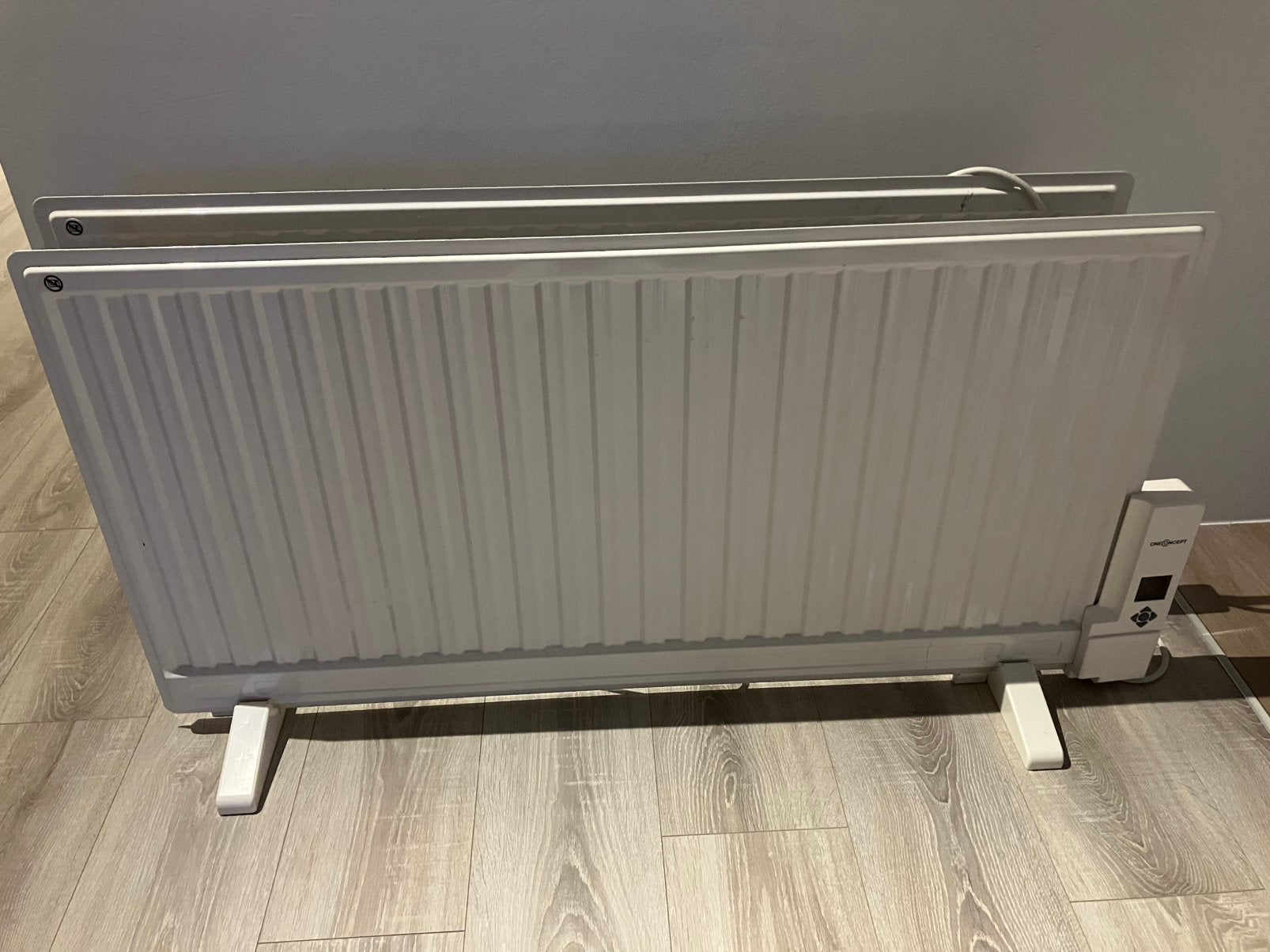 3 radiateurs OneConcept bain d’huile de 1000w pieds/murale, Bricolage & Construction, Enlèvement, Comme neuf, Radiateur