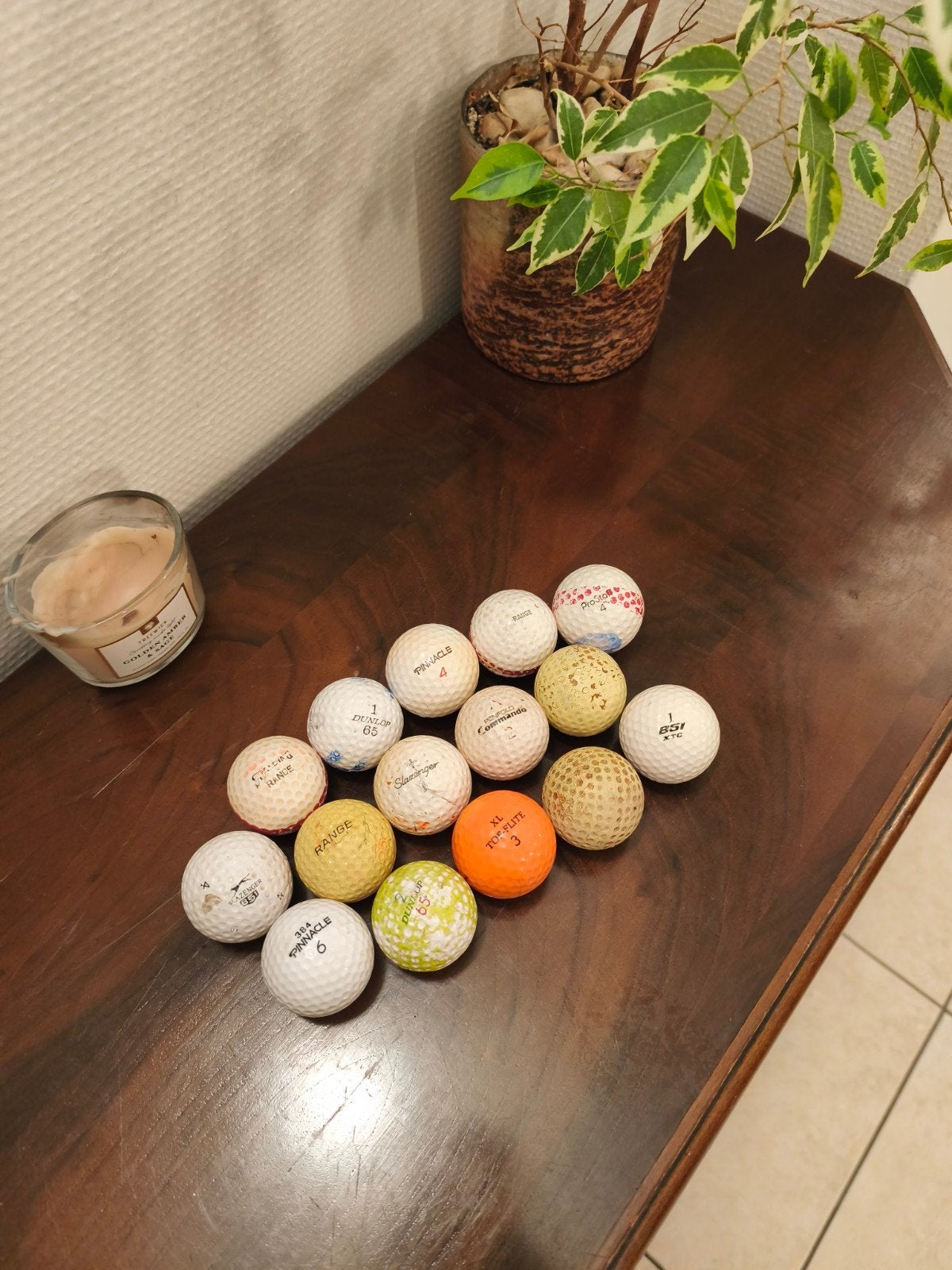 15 golfballetjes, Sport en Fitness, Golf, Ophalen of Verzenden, Gebruikt, Bal(len)