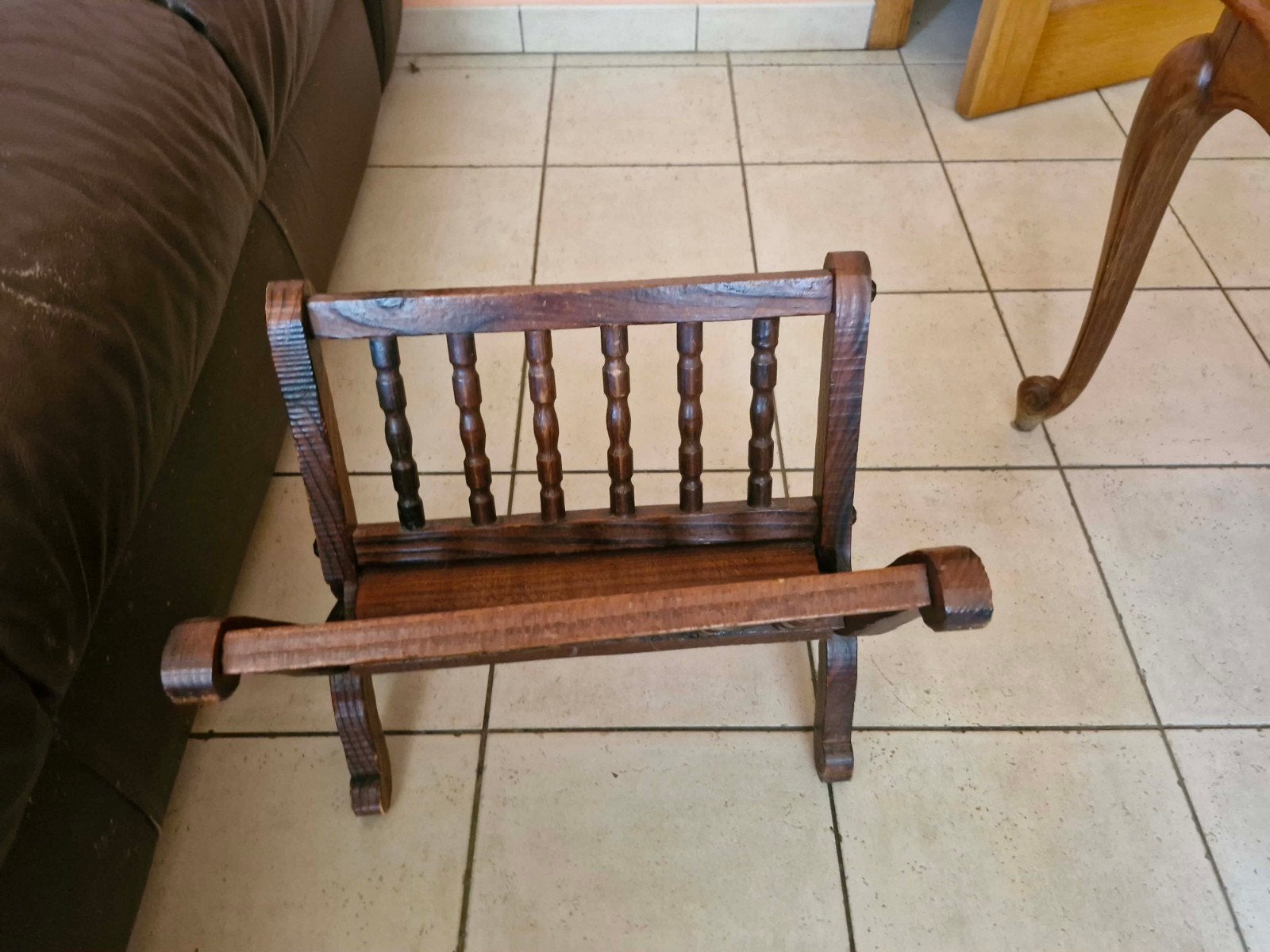 porte revues en bois, Pliant, Porte-revues, Utilisé, Bois