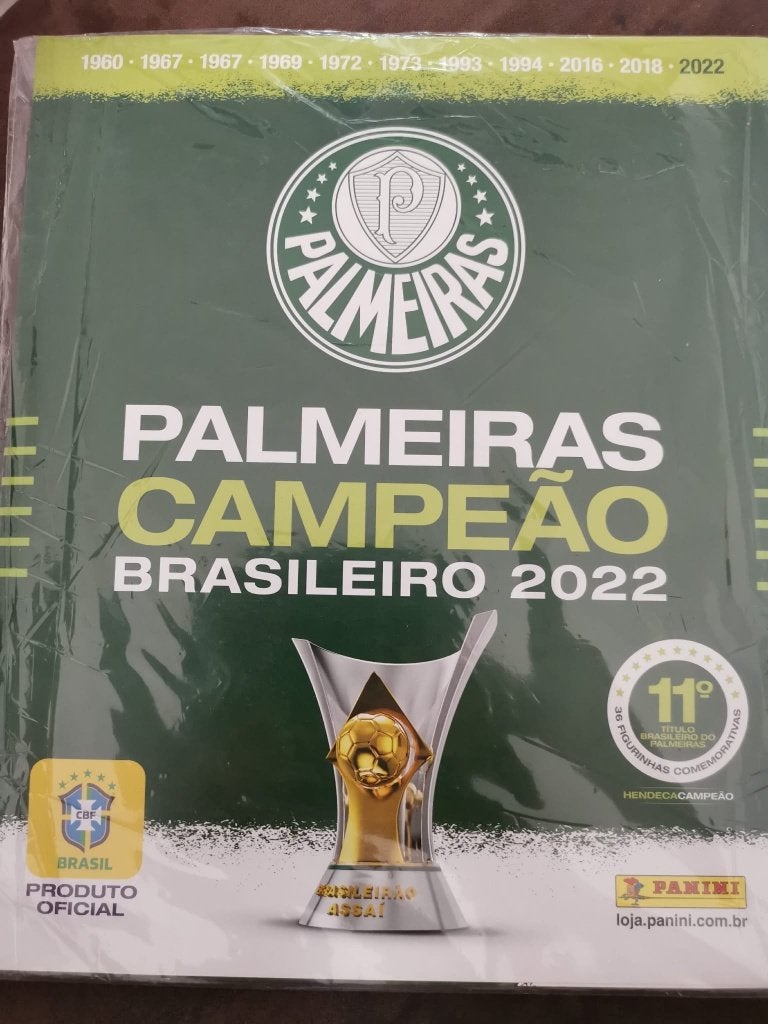 Panini * Kit Palmeiras kampioen 2022, Verzenden, Nieuw, Poster, Plaatje of Sticker