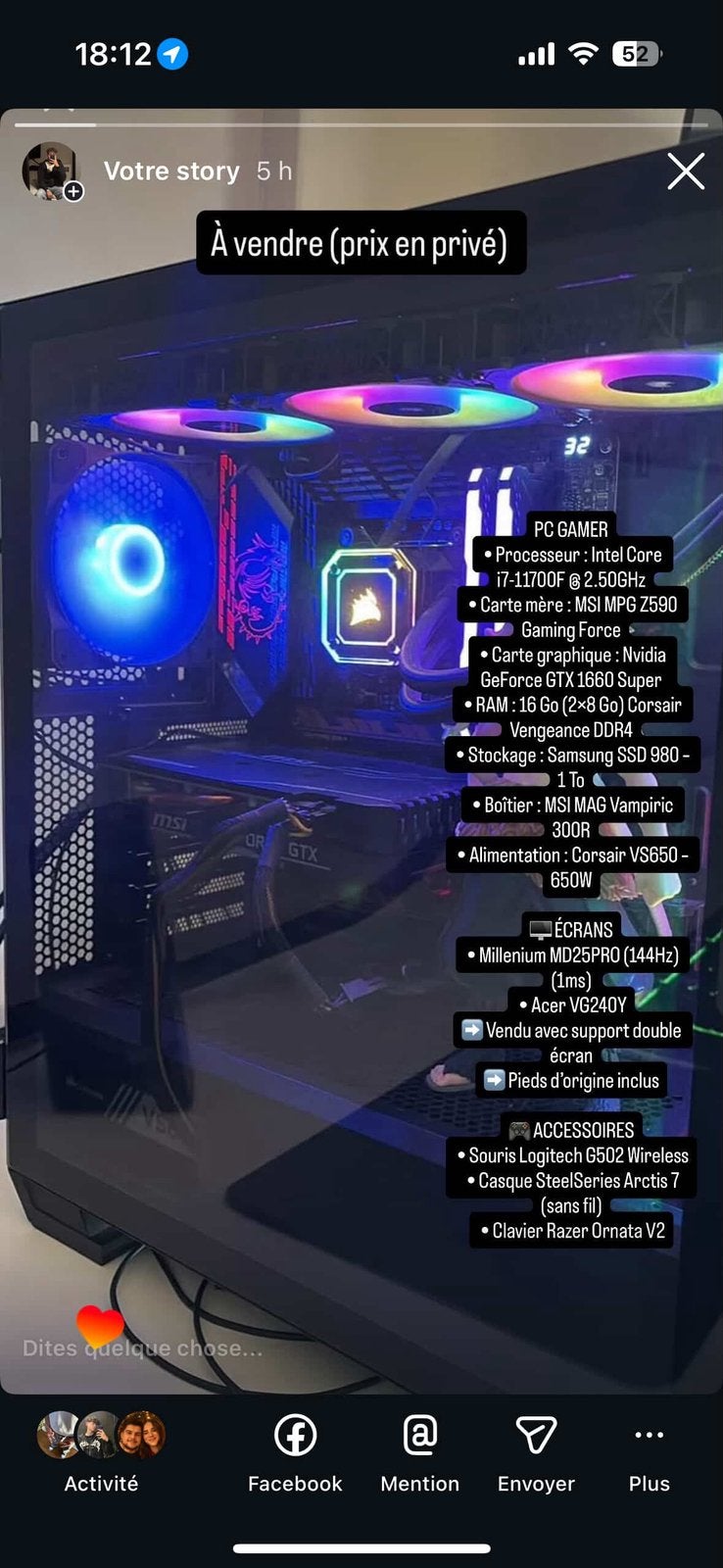 pc gamer, Enlèvement, Reconditionné